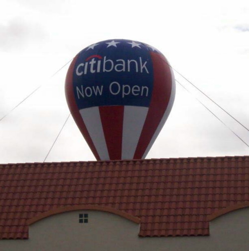 Hot Air Balloon Shaped Inflatables 32' hab citibank